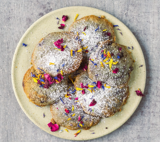 Blueberry & Violet Butter Cookies (x10)