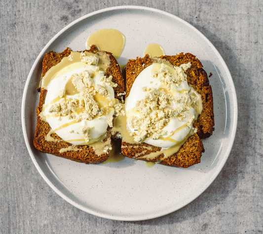 Sticky Date Cake With Tahini Cream (x10)